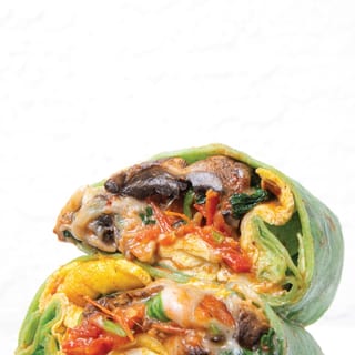 Egg & Spinach Wrap